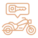 Variété de scooters à louer à Marrakech